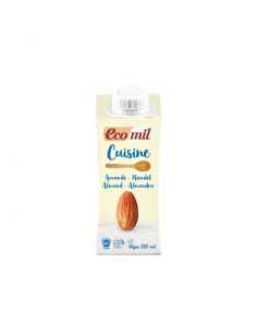 Crema para cocinar de almendra cuisine Bio 200ml Ecomil